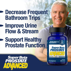SUPER BETA PROSTATE Advanced capsules close-up highlighting beta sitosterol