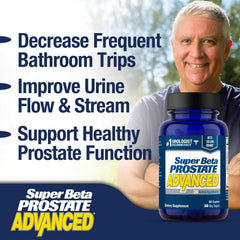 Close-up of capsules from SUPER BETA PROSTATE Advanced for daily bladder support