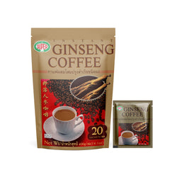 Super Ginseng Coffee jar front showing a 400g pack for quick energy on the go