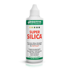 Super Silica bottle with dropper for easy daily use supporting hair, skin, and nails