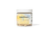 Superbloom Recovery bottle front view for convenient evening support.
