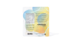 Superbloom Recovery liver support capsules bottle designed for quick post-party relief.