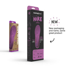 Superfeet Hike insoles offering arch stability for uneven terrain and reduced fatigue