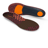 Superfeet Run Cushion Low Arch insoles inside a running shoe for flexible support.