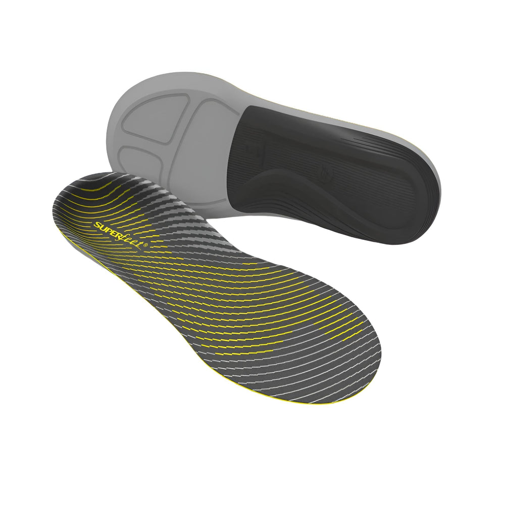Superfeet Run Support Low Arch (V2) insoles cradle the heel for better shock absorption.
