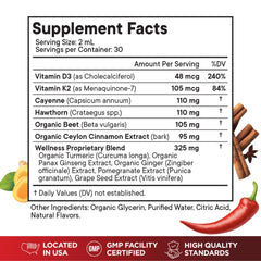 Superfood MD hawthorn berry liquid drops pour supports everyday vitality