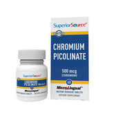 Superior Source Chromium Picolinate tablet dissolving instantly for fast absorption