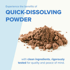Superior Source Keto Collagen chocolate powder stirred into coffee for a keto-friendly energy boost.