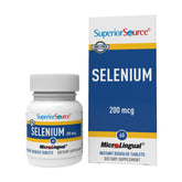Superior Source Selenium 200 mcg bottle packaging for daily immune and thyroid support