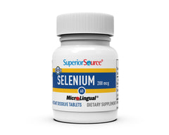 Superior Source Selenium 200 mcg boosts immune processes with selenomethionine