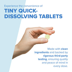 Superior Source Vitamin C 500 mg Tangy Orange Melts on-tongue tablet dissolves quickly for easy supplementation
