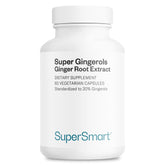 Supersmart Super Gingerols capsules bottle front for convenient daily use