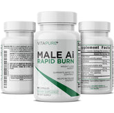 Supplement Universe Male AI Rapid Burn bottle front for convenient daily thermogenic support.