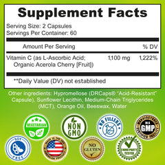 SUPPLEMENTS STUDIO liposomal C capsules showcasing advanced absorption technology