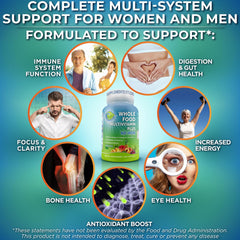 SUPPLEMENTS STUDIO vegan multivitamin capsules pour showcases easy daily intake