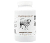 Supreme Nutrition Grass-Fed Sheep Liver bottle with pure ovine capsules for daily nourishment