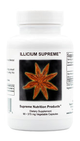 Supreme Nutrition Illicium front bottle view showing clean label and count benefit