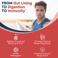 Graphic of Surebounty delayed-release technology suggesting stomach acid resistance.
