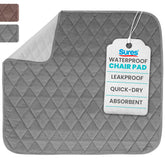 Sures Waterproof Chair Pad front view protects seating from spills