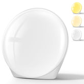 SUXIO Light Therapy Lamp front view showing bright, smooth daylight glow for mood and energy