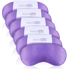SuzziPad yoga eye pillow aromatherapy purple 6-pack set for relaxation