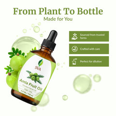 SVA ORGANICS Amla Oil for hair-oiling promotes silky, manageable strands