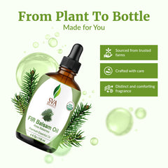 SVA Organics Fir Balsam oil for skin care with carrier oil