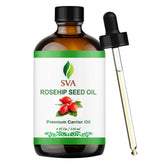 SVA Rosehip Seed Oil bottle with dropper for precise application and nourishment.