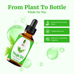 SVA Thuja oil added to hair care routine with shampoo or conditioner