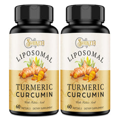 Svaiketa Liposomal Turmeric Curcumin bottle front view for daily wellness support