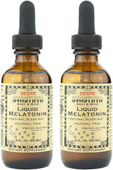 Svasthya Liquid Melatonin bottle and dropper for natural sleep support