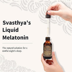 Svasthya Liquid Melatonin 2 oz twin-pack for value