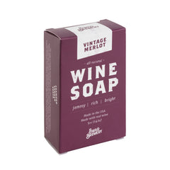 Swag Brewery Jabon Vino Merlot: espuma cremosa para limpieza suave del cuerpo.