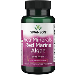 Swanson Aquamin Sea Minerals bottle front offers complete mineral support for daily routines