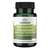 Swanson Berberine Advanced bottle labeled Berbevis 550 mg for daily wellness
