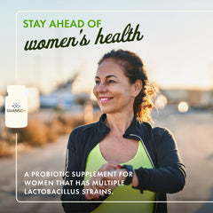 Capsules close-up highlighting probiotic blend and CFU per capsule.