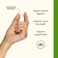 Swanson FemFlora label graphic featuring lactobacilli strains for balance