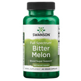 Swanson Full Spectrum Bitter Melon bottle with capsules supporting daily wellness