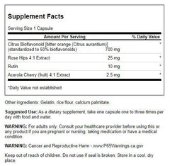 Swanson Full Spectrum Citrus Bioflavonoids bottle with standardized 50% potency