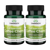 Swanson Full-Spectrum Coffee Cherry bottle with capsules for daily immune support.
