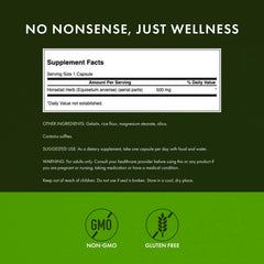 Swanson Horsetail ingredient list showing natural herb source.