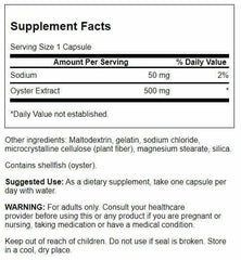 Swanson Kyoto Oyster Extract capsules ready for daily use to support vitality