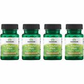 Swanson L. Reuteri Probiotic Plus bottle label shows 7B CFU per capsule for gut support.