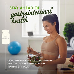 Swanson L. Reuteri Probiotic Plus capsules ready for a daily gut health routine.