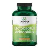 Swanson Lactobacillus Acidophilus bottle showing 1B CFU probiotic for daily digestive support