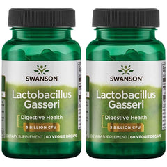 Swanson Lactobacillus Gasseri capsules in bottle support daily digestion.