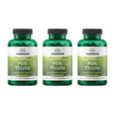 Swanson Milk Thistle bottle front shows premium packaging for liver support.