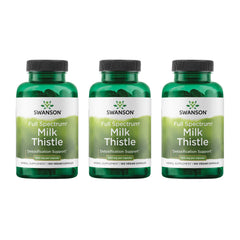 Swanson Milk Thistle bottle front shows premium packaging for liver support.