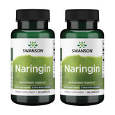Swanson Naringin two-pack bottle front highlighting antioxidant support
