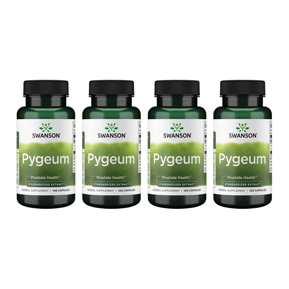 Swanson Pygeum bottle label highlighting urinary tract support